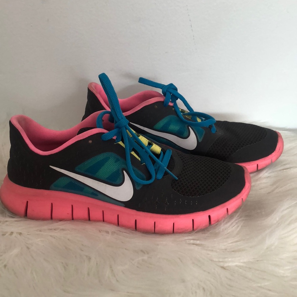 JUNIORS NIKE FREE RUN 3, 512098-006 fit women 6.5